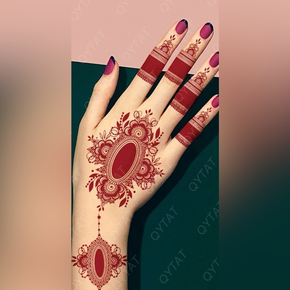 Temporary henna Tattoo stickers waterproof